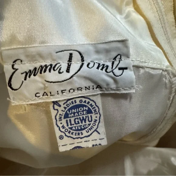 VTG 60’s Emma Domb California White Dress & Coat Set Size S Retro Classic Career - Picture 13 of 16